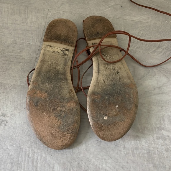 J Crew Leather Lace up Sandals - Picture 5 of 5